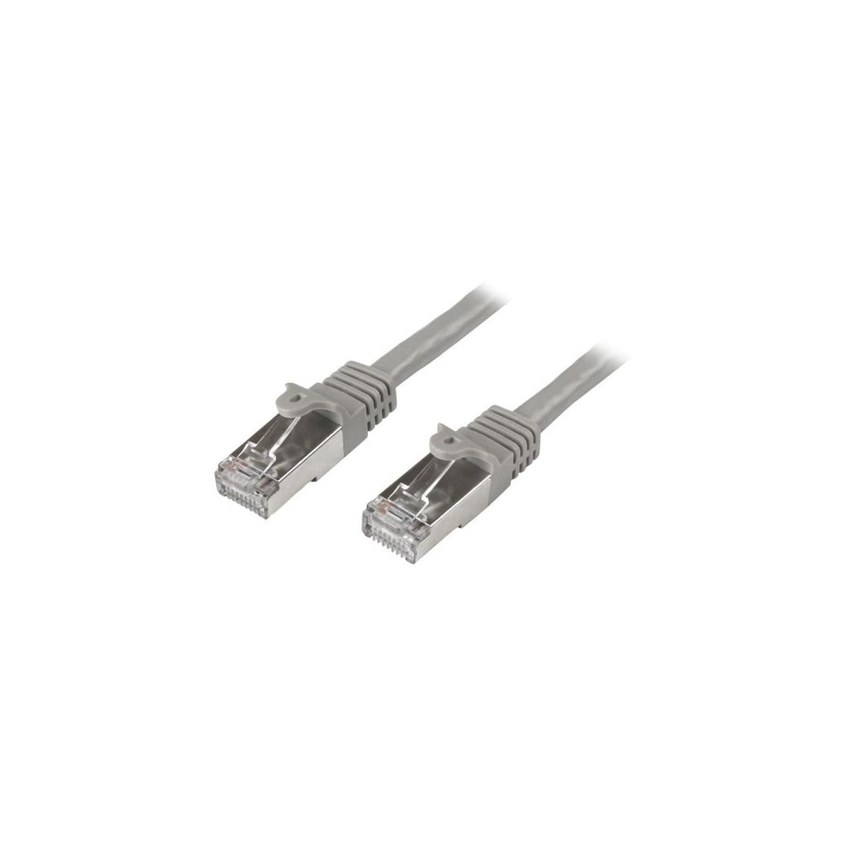 StarTech.com Cavo di rete Cat6 Ethernet Gigabit - Cavo Patch RJ45 SFTP da 2 m - Grigio