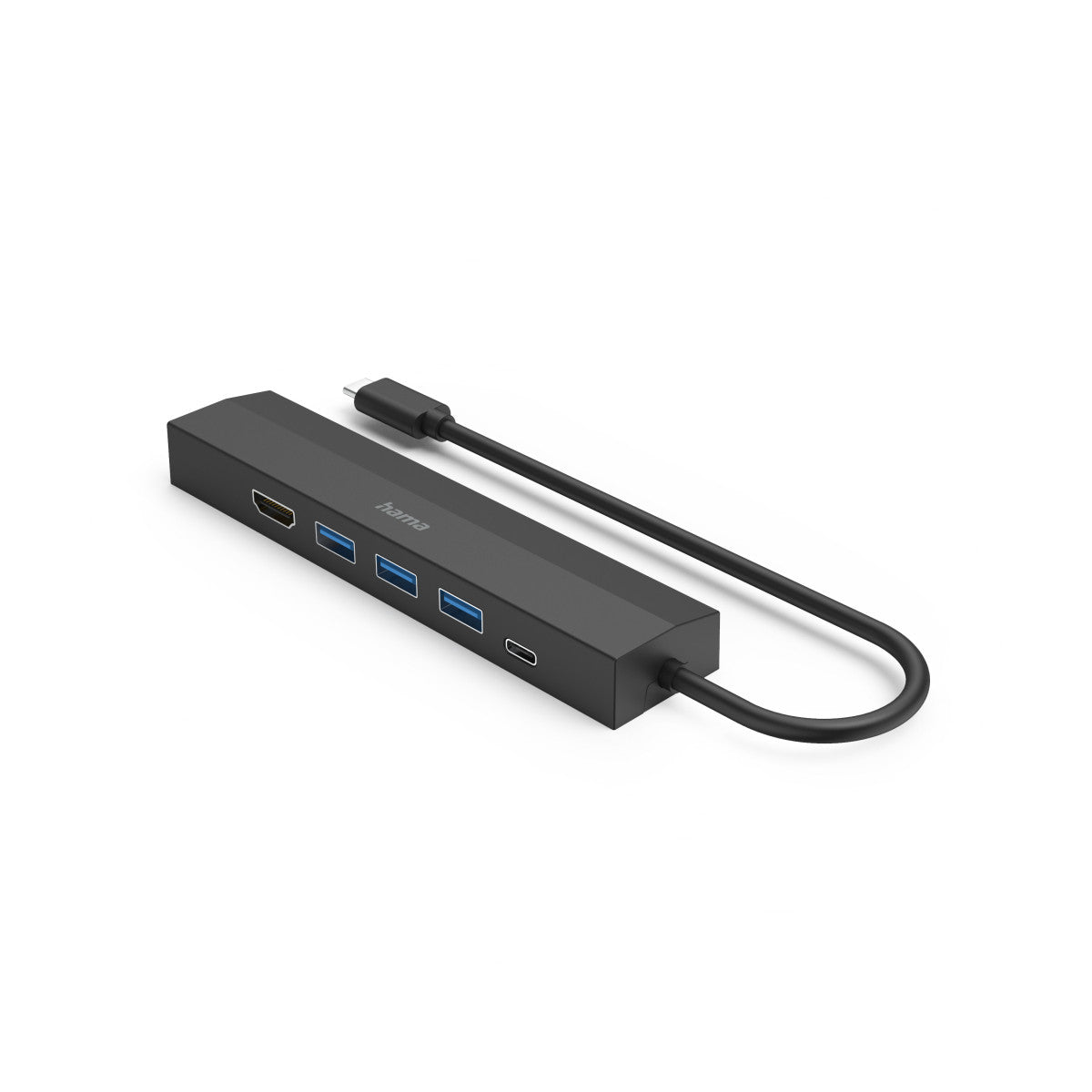 Hama 00200144 hub di interfaccia USB 3.2 Gen 1 (3.1 Gen 1) Type-C 5000 Mbit/s Nero