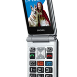 Brondi 10282060 cellulare 7,11 cm (2.8") 119 g Nero, Argento Telefono per anziani