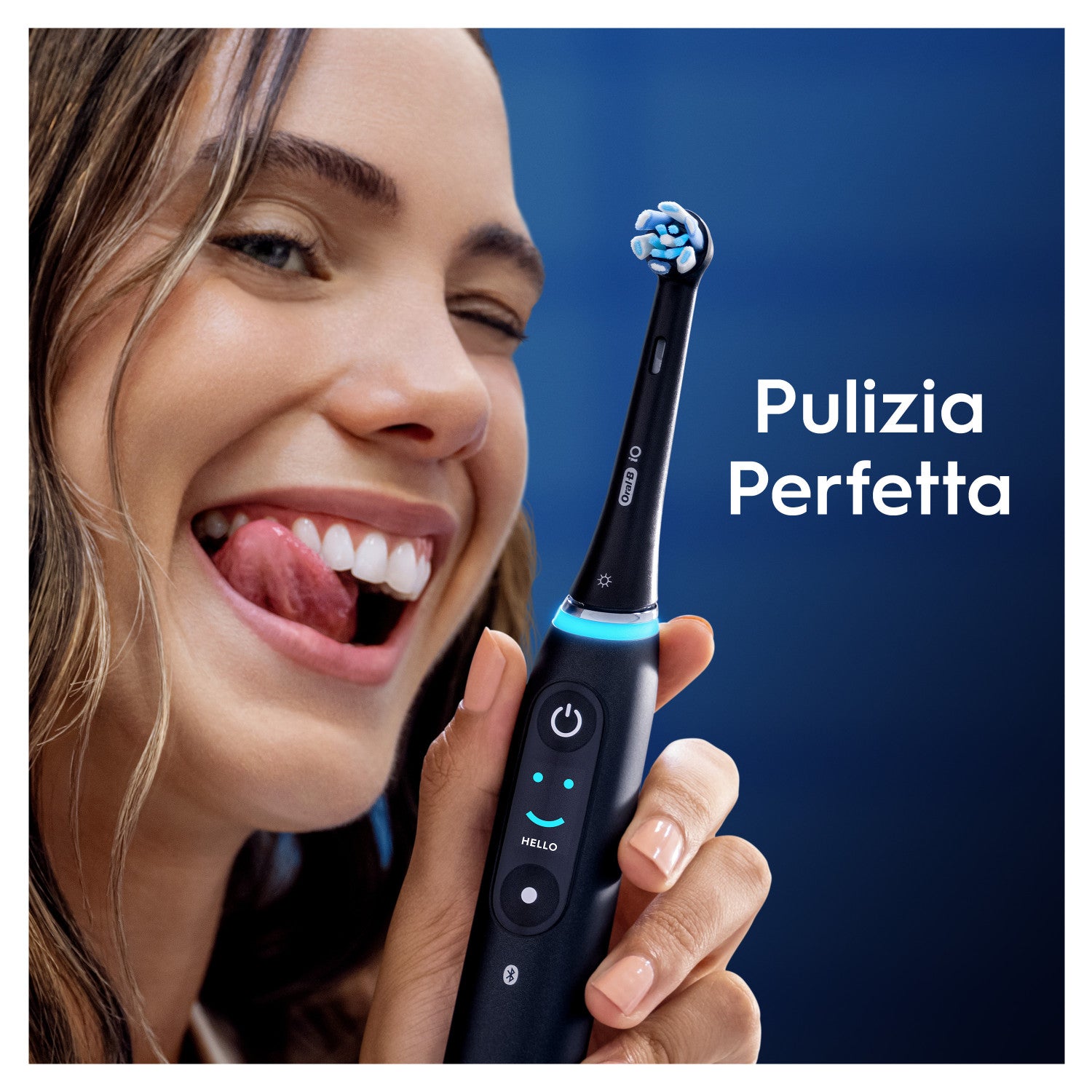 Oral-B Testine di Ricambio iO Series Ultimate Clean, testine rotonde di ricambio originali, con setole CrissCross per pulizia e rimozione della placca avanzate e in profondità, 2
