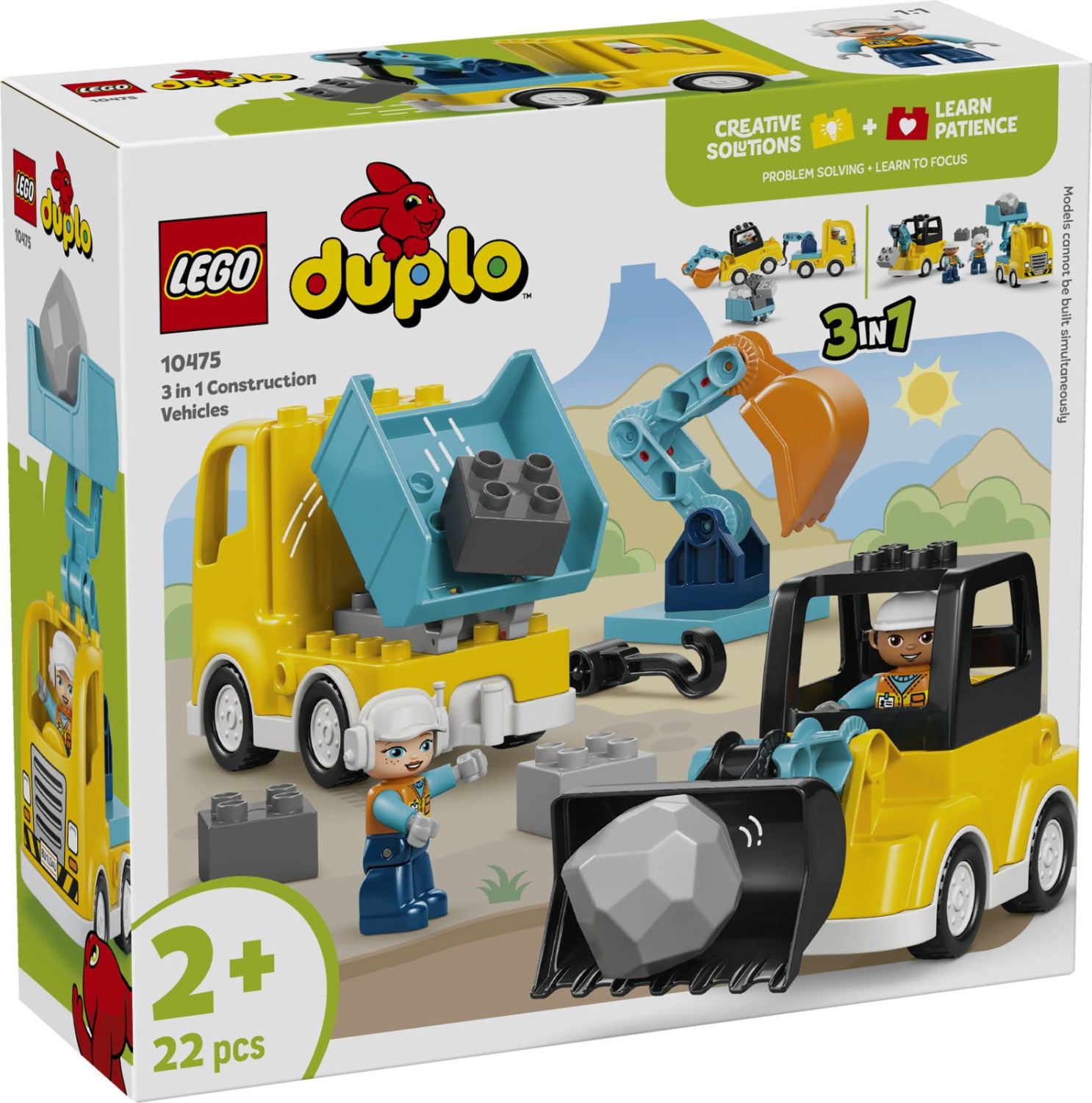 LEGO DUPLO Town Veicoli Da Cantiere 3 In 1 10475