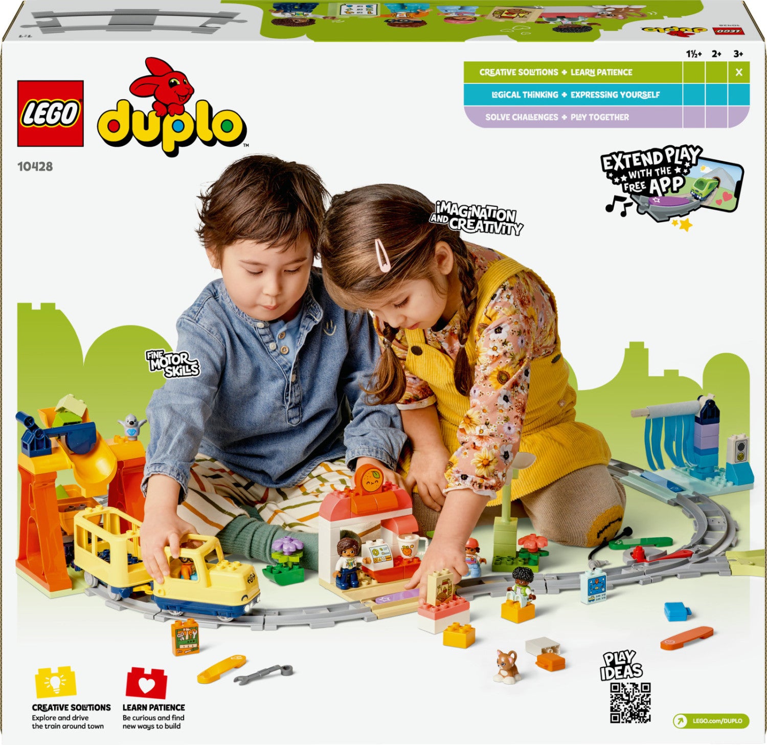LEGO DUPLO 10428 Treno Comunitario Interattivo 103 Pezzi Bambini 3 Anni