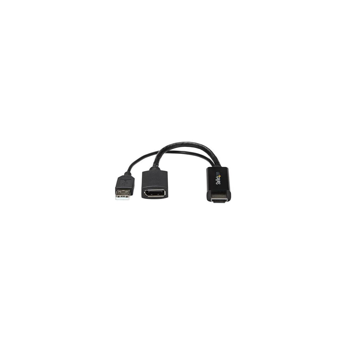StarTech.com HD2DP cavo e adattatore video Nero