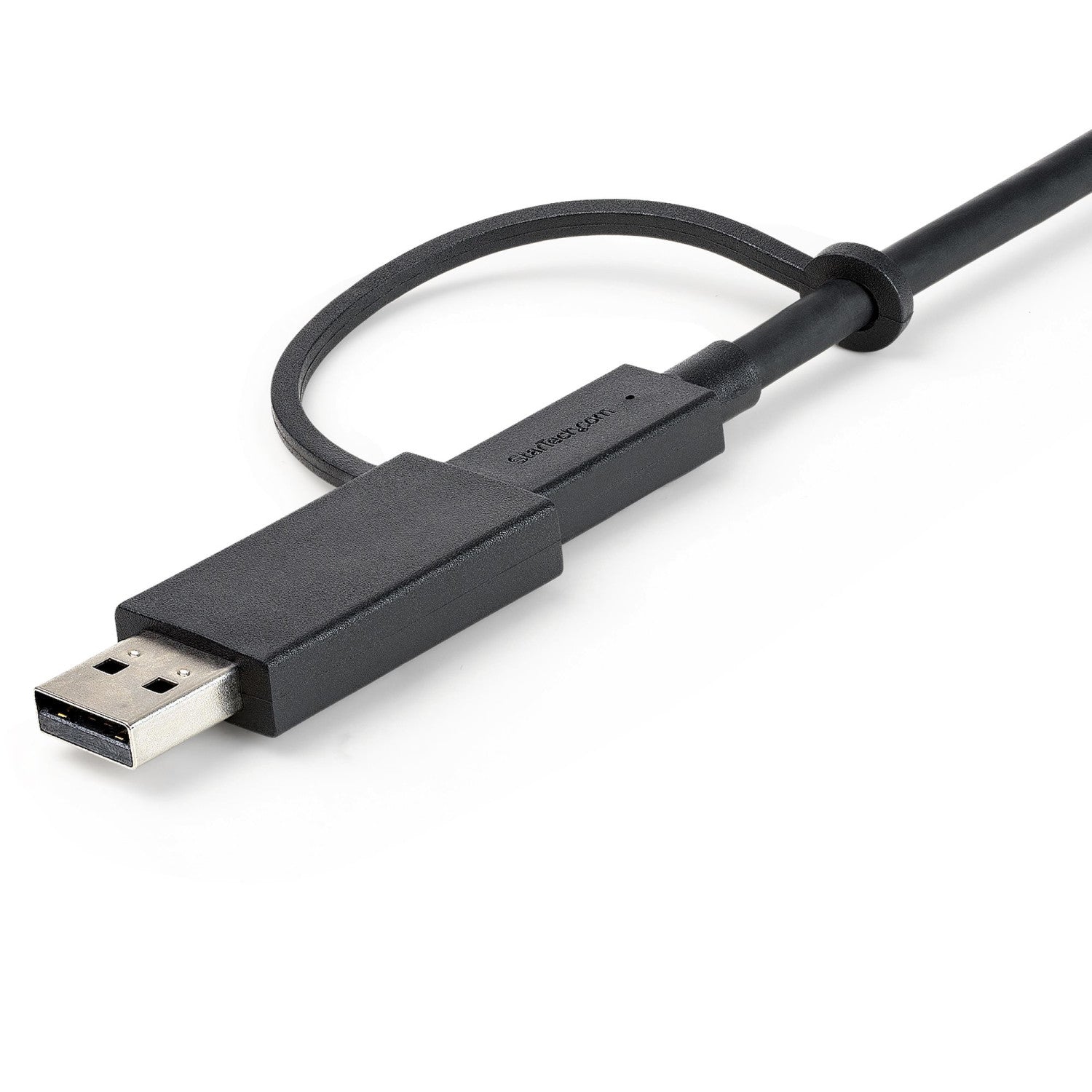 StarTech.com Cavo USB-C da 1 m con adattatore Dongle USB-A - Cavo ibrido 2-in-1 USB tipo C con USB-A - Da USB-C a USB-C (10Gbps/100W PD), da USB-A a USB-C (5Gbps) - Ideale per docking station ibride