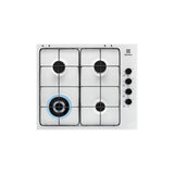 Electrolux EGS6414W Piano Cottura a Gas Tripla Corona Bianco 60 cm
