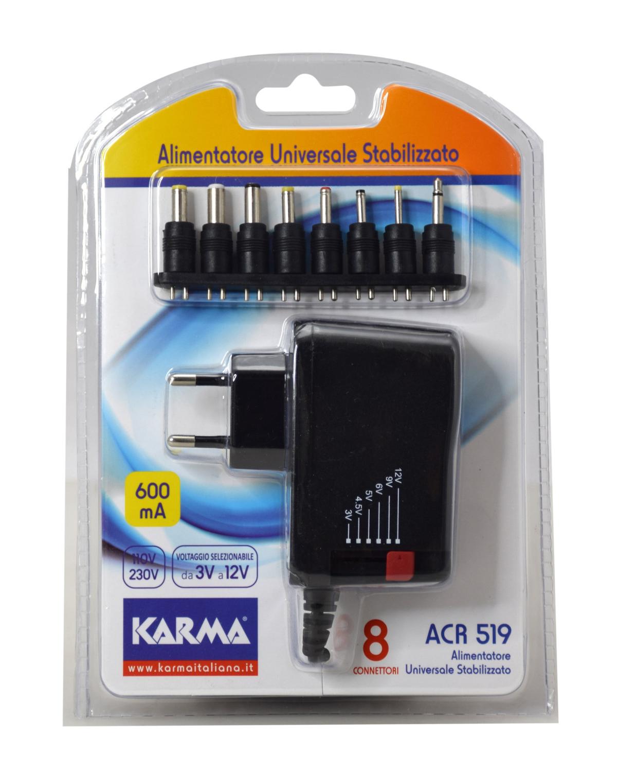 Karma Italiana ACR 519 adattatore e invertitore Interno Nero