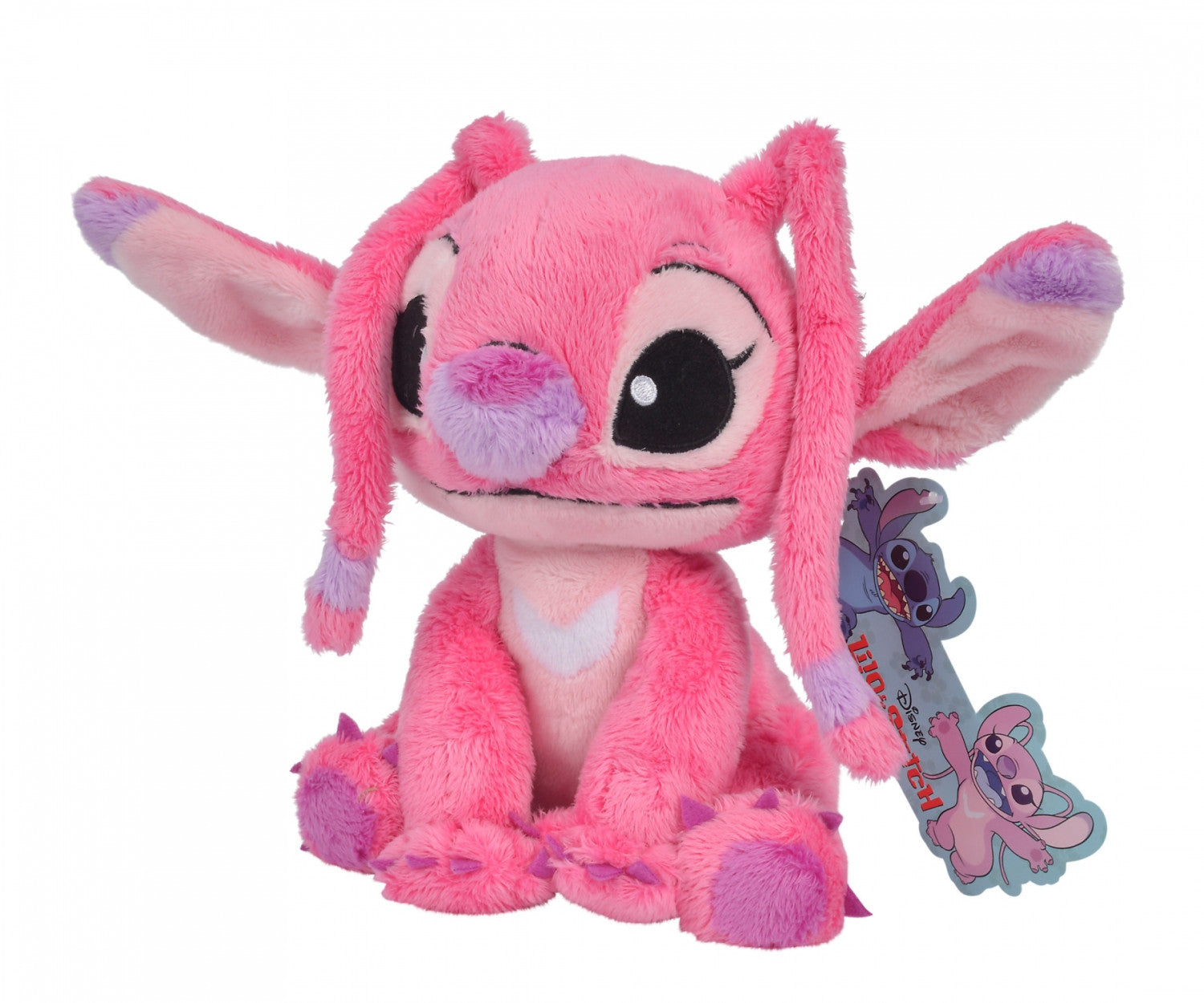 Simba Toys Angel Disney Lilo Stitch Angelo 25 cm Peluche Rosa