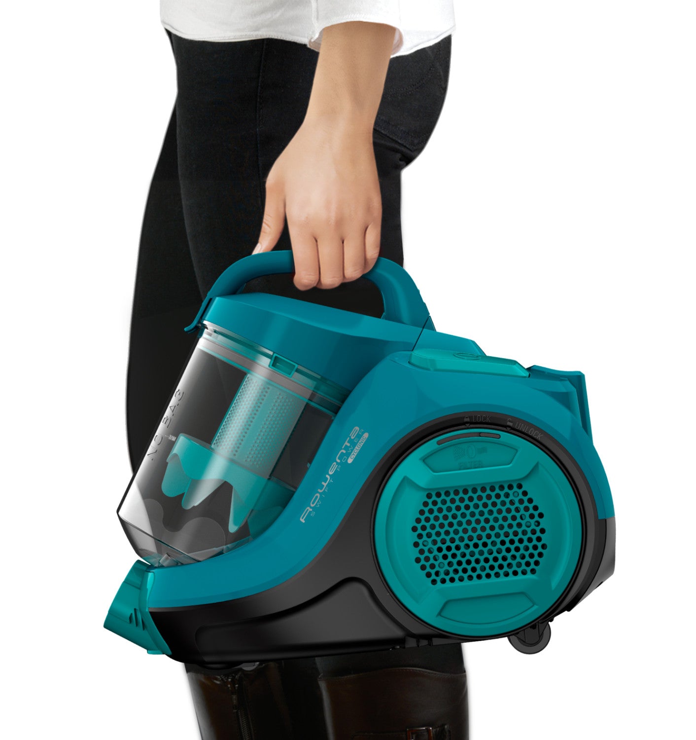 Aspirapolvere Rowenta RO2932EA Swift Power Cyclonic senza Sacchetto 750W Azzurro