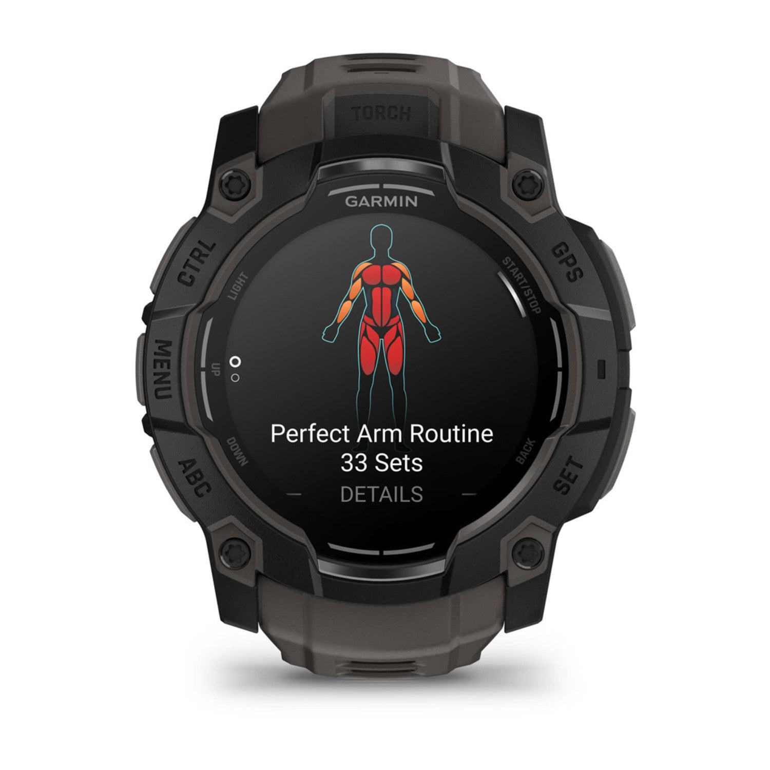 Garmin Instinct 3 AMOLED 3,3 cm (1.3 pollici) 50 mm Digitale 416 x 416 Pixel Touch screen Nero GPS (satellitare)