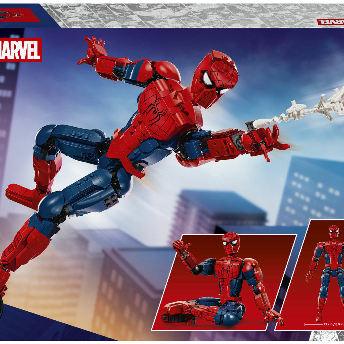 LEGO Marvel 76346 Personaggio Di Spider-Man Action Figure 813 Pezzi 36 Cm 12