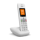 Gigaset E390 Telefono Analogico DECT Cordless Identificatore di Chiamata Bianco
