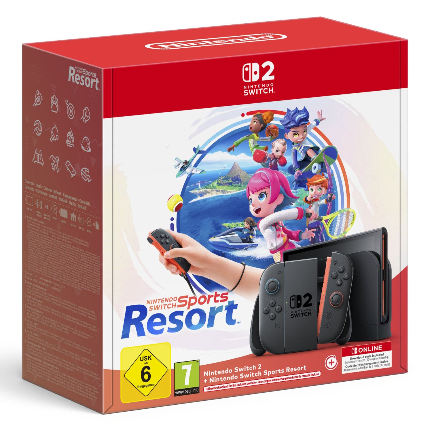 Nintendo Switch 2 Switch Sports Resort console da gioco portatile 20,1 cm (7.9") 256 GB Touch screen Wi-Fi Nero