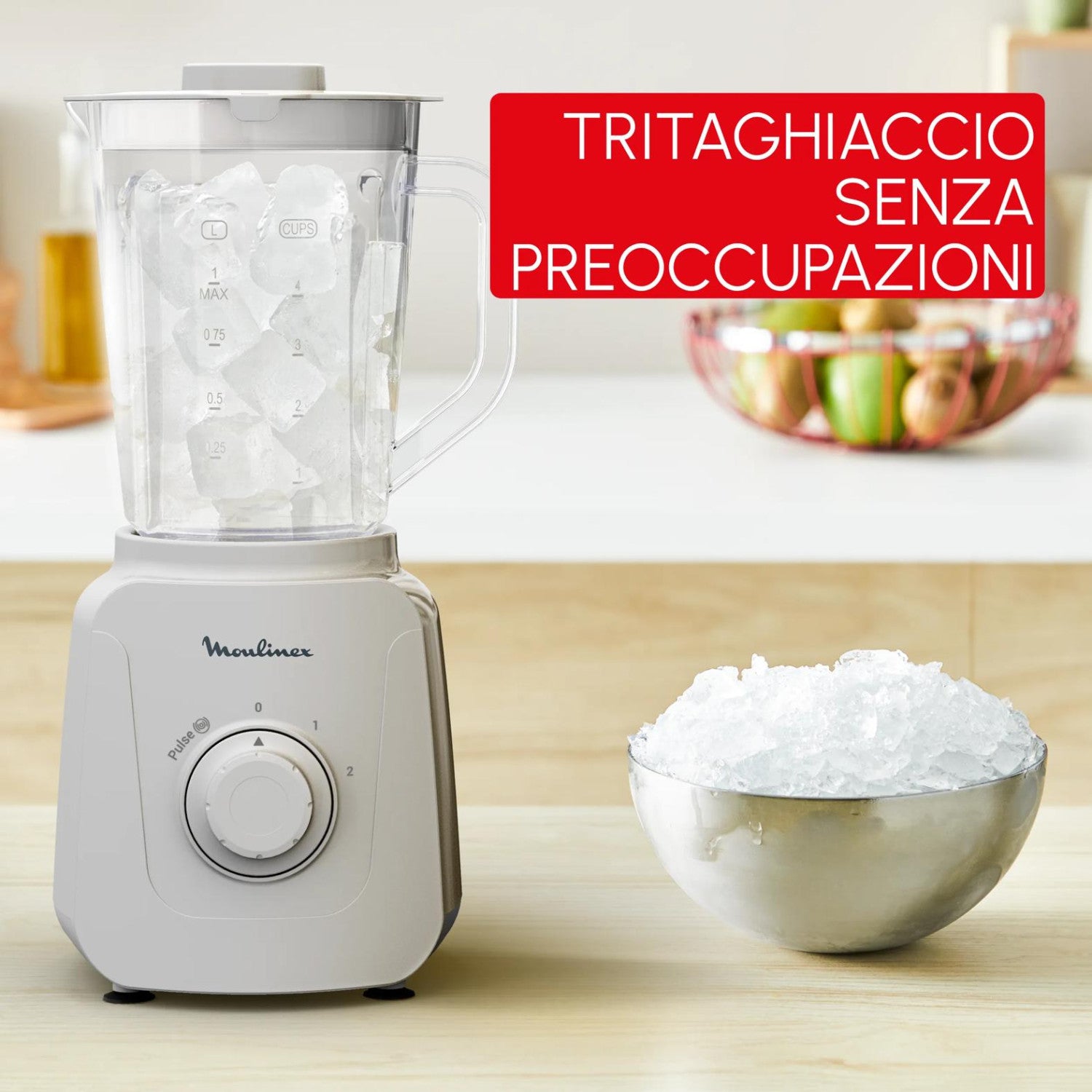 Moulinex Blendforce Essential , Frullatore, 450 W, Risultati Omogenei, LM410B