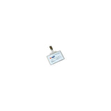 Viva Portanome in Busta PVC Trasparente 95x60mm Senza Aggancio con Cartoncino - Confezione 100 Pezzi