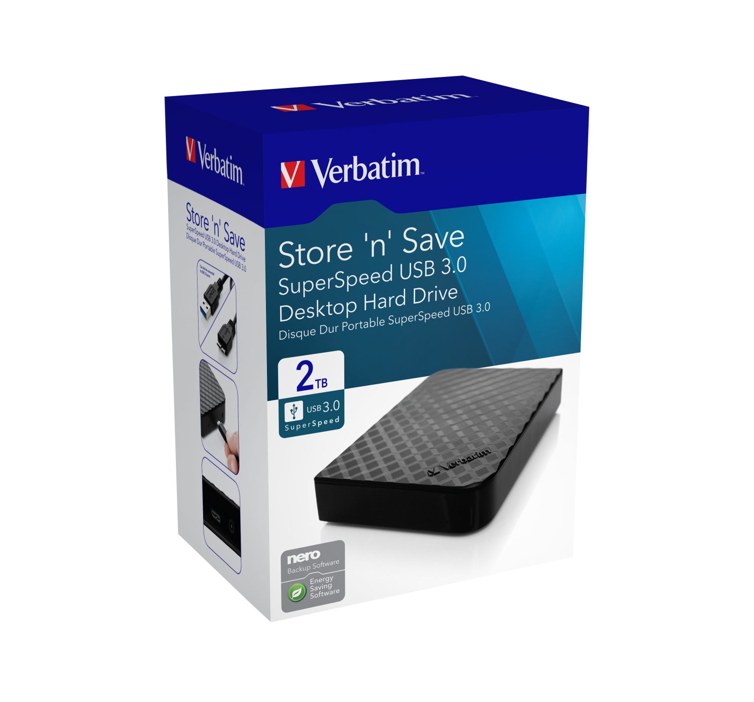 Verbatim Store 'n' Save disco rigido esterno Nero