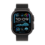 Apple Watch Ultra 2 GPS Cellular 49mm Cassa Titanio Nero con Nero Titanium Milanese Loop M