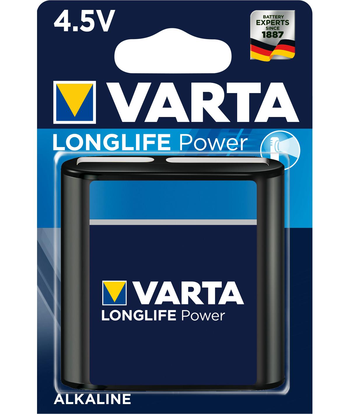 Varta LONGLIFE Power 4.5 V Batteria monouso Alcalino