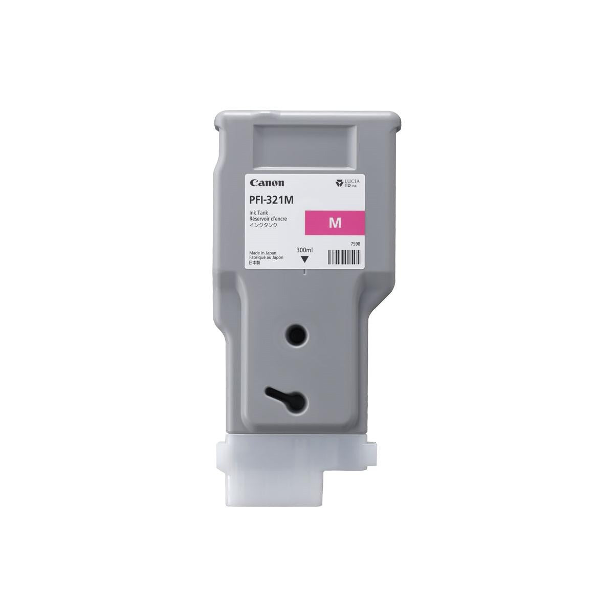 Canon PFI-321 M cartuccia d'inchiostro 1 pz Originale Resa standard Magenta