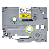 Brother Nastro TZE631S Nero/Giallo 12mm x 4m