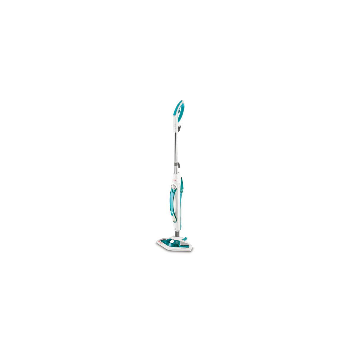 Polti SV450 Double Pulitore a Vapore Verticale 0,3 L Acciaio Turchese Bianco