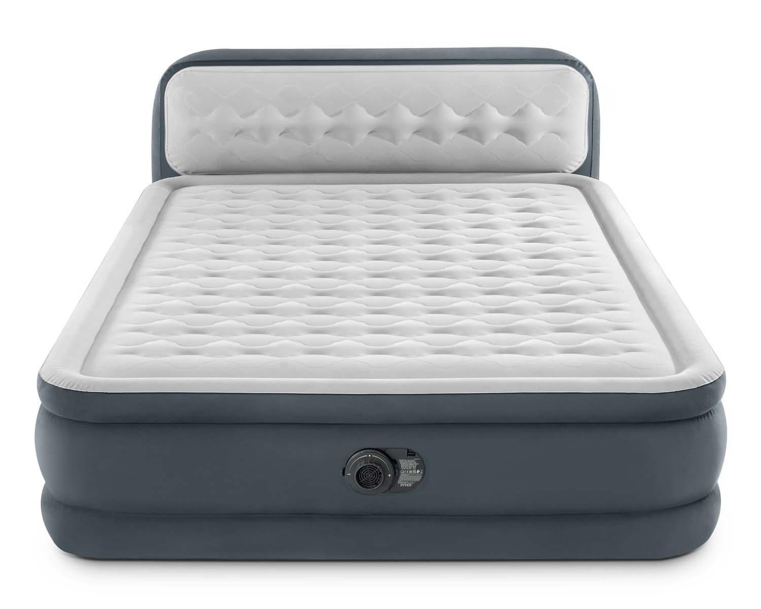 Intex DuraBeam Ultra Plush Headboard Doppio materasso Grigio chiaro Unisex
