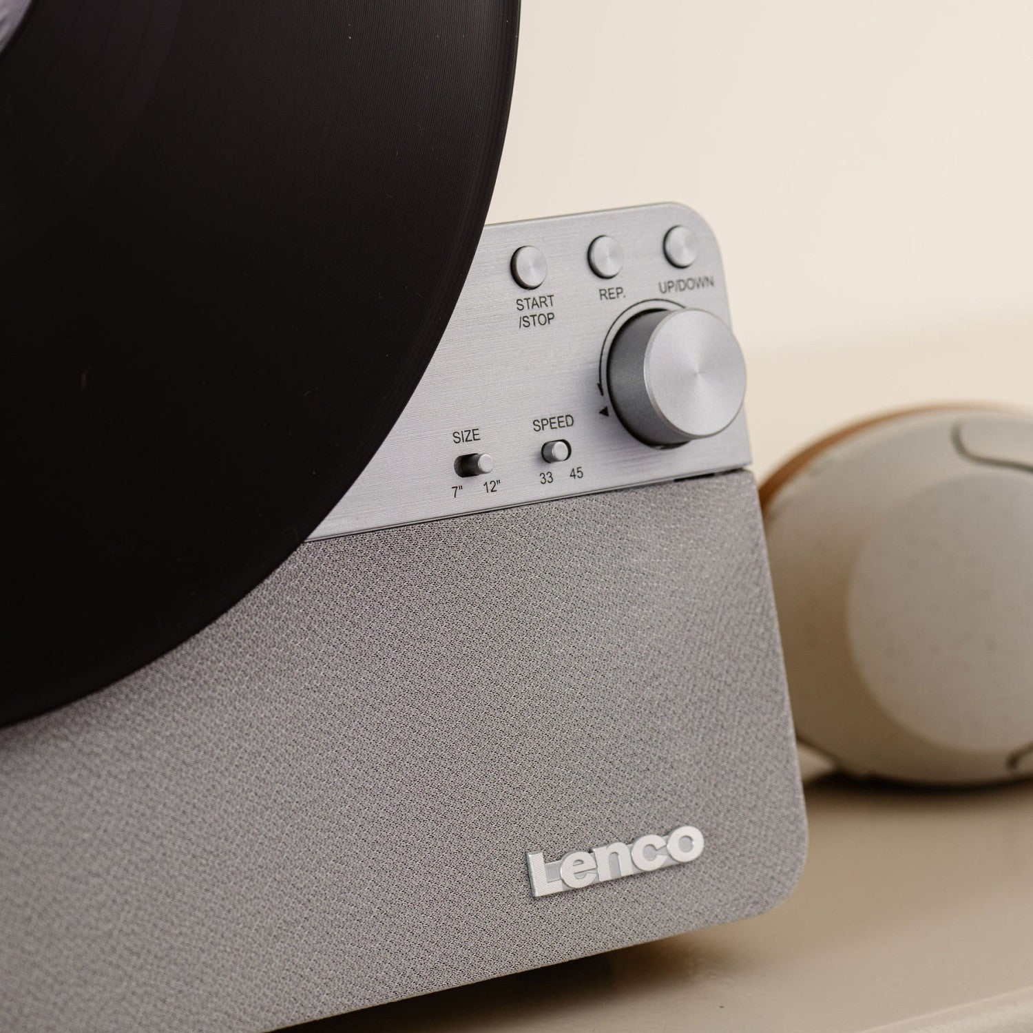 Lenco LSA-071SI Giradischi con trasmissione a cinghia Grigio Manuale