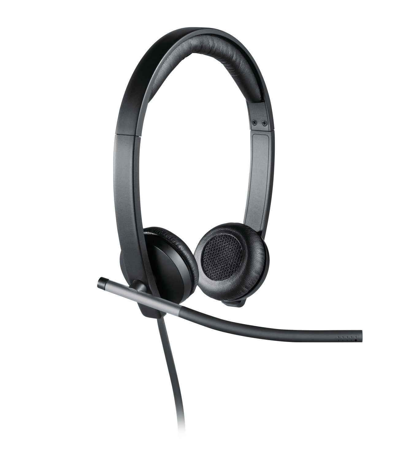 Logitech H650e Cuffie Cablato a Padiglione Ufficio USB tipo A Nero Argento