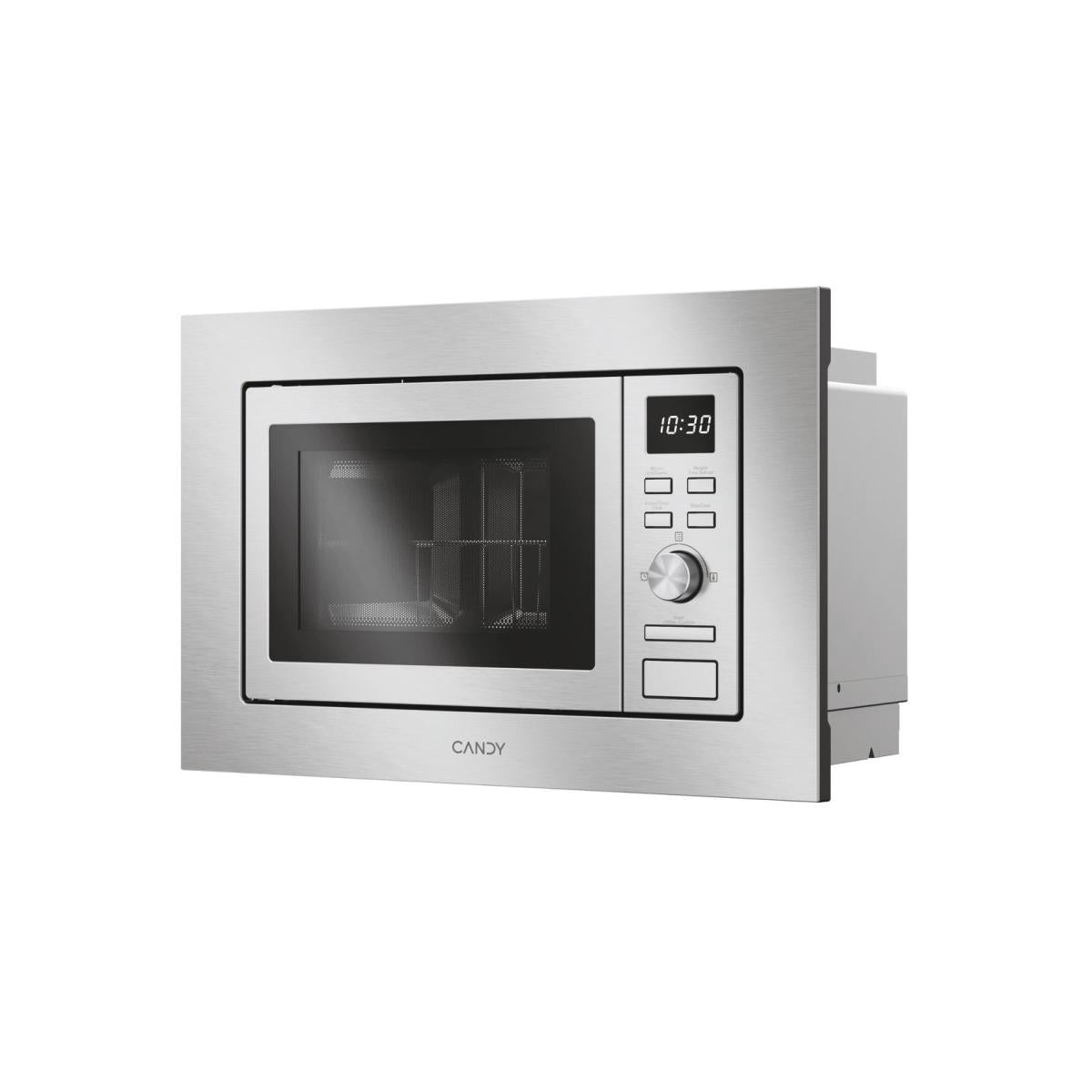 Candy CA20FMW7NG Da incasso Microonde con grill 20 L 800 W Acciaio inox