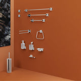 Gedy Portasapone Da Parete Tonga In Acciaio Inox E Vetro Satinato Cromato 10,3x11,6x5 Cm