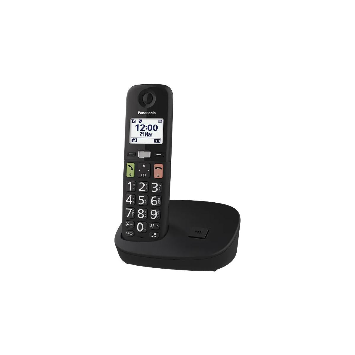 Panasonic KX-TGU112 Telefono DECT Identificatore di chiamata Nero
