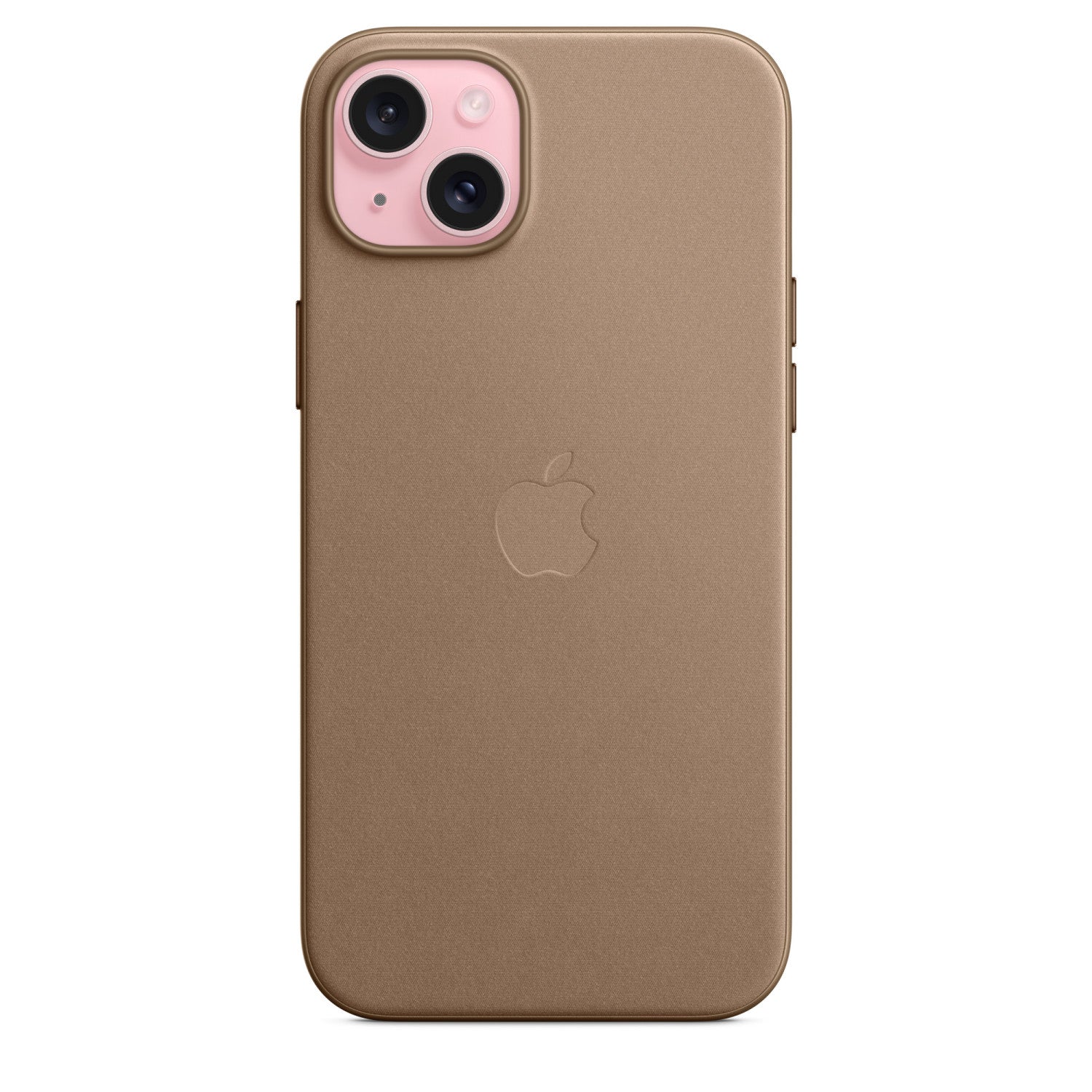 Apple Custodia Cover Case MagSafe in Tessuto Finewoven per Iphone 15 Plus A3094 Grigio Talpa