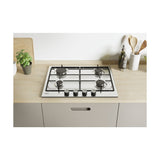 Candy ESSENZA CDIH6WBREX Acciaio inox Da incasso 60 cm Gas 4 Fornelli