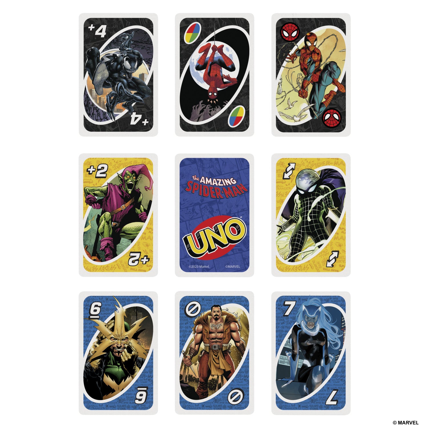 Games UNO The Amazing Spider-Man Carta da gioco Sostituzione