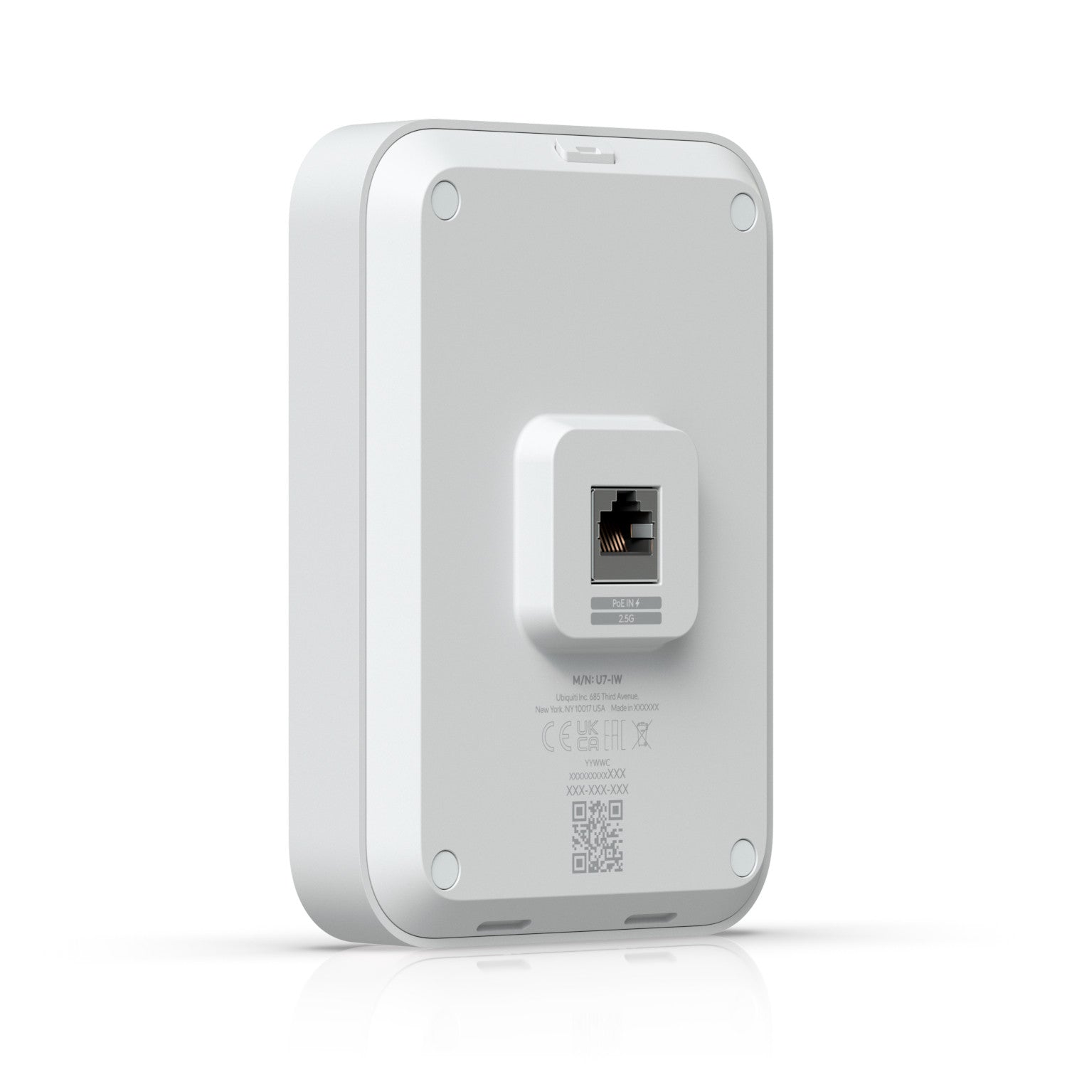 Ubiquiti U7 In-Wall 4300 Mbit/s Bianco Supporto Power over Ethernet (PoE)