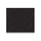 Candy Timeless CH64XB Piano Cottura da Incasso Ceramica 4 Fornelli Nero