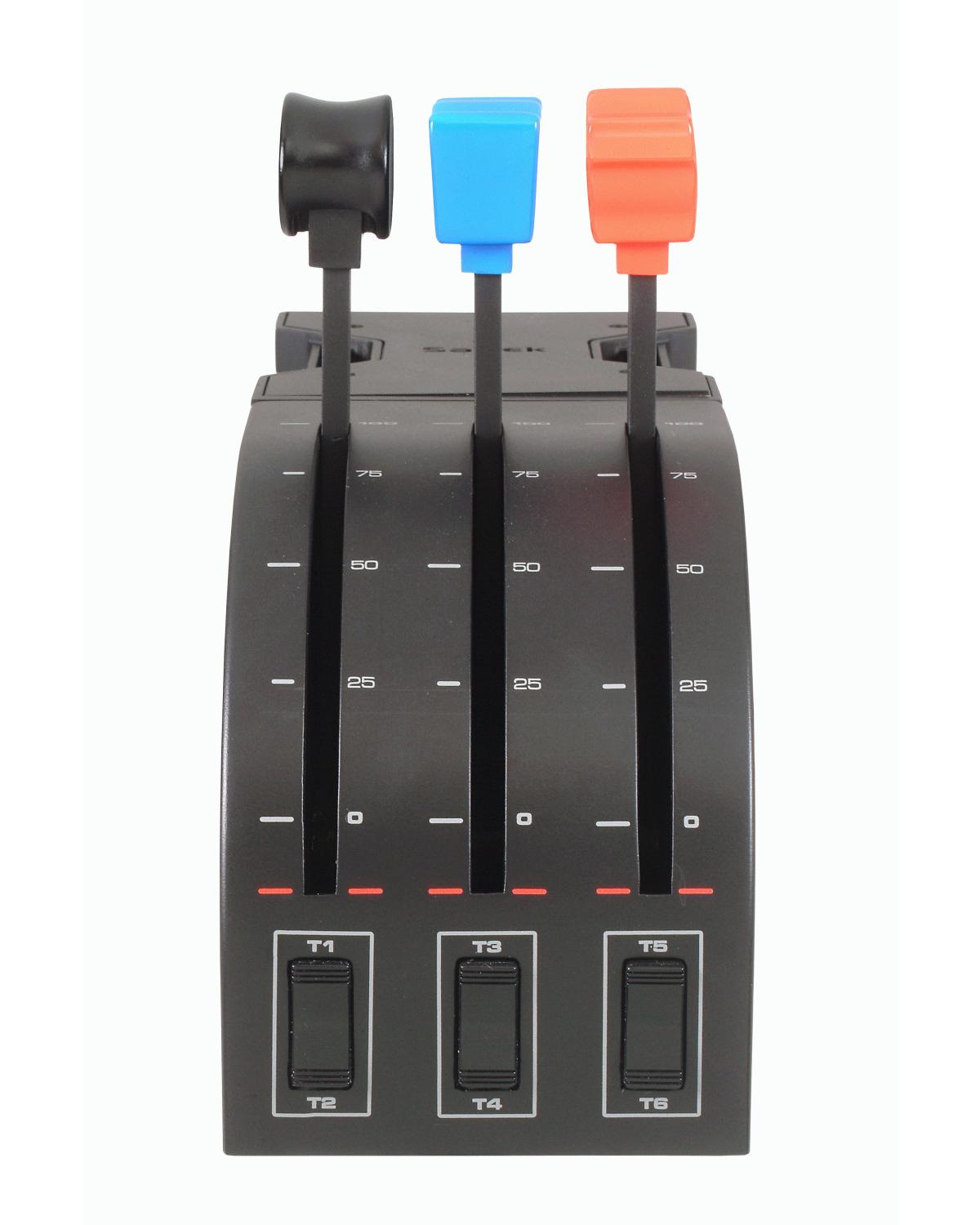 Logitech G Flight Throttle Quadrant Nero, Blu, Rosso USB 2.0 Simulazione di Volo Analogico/Digitale PC
