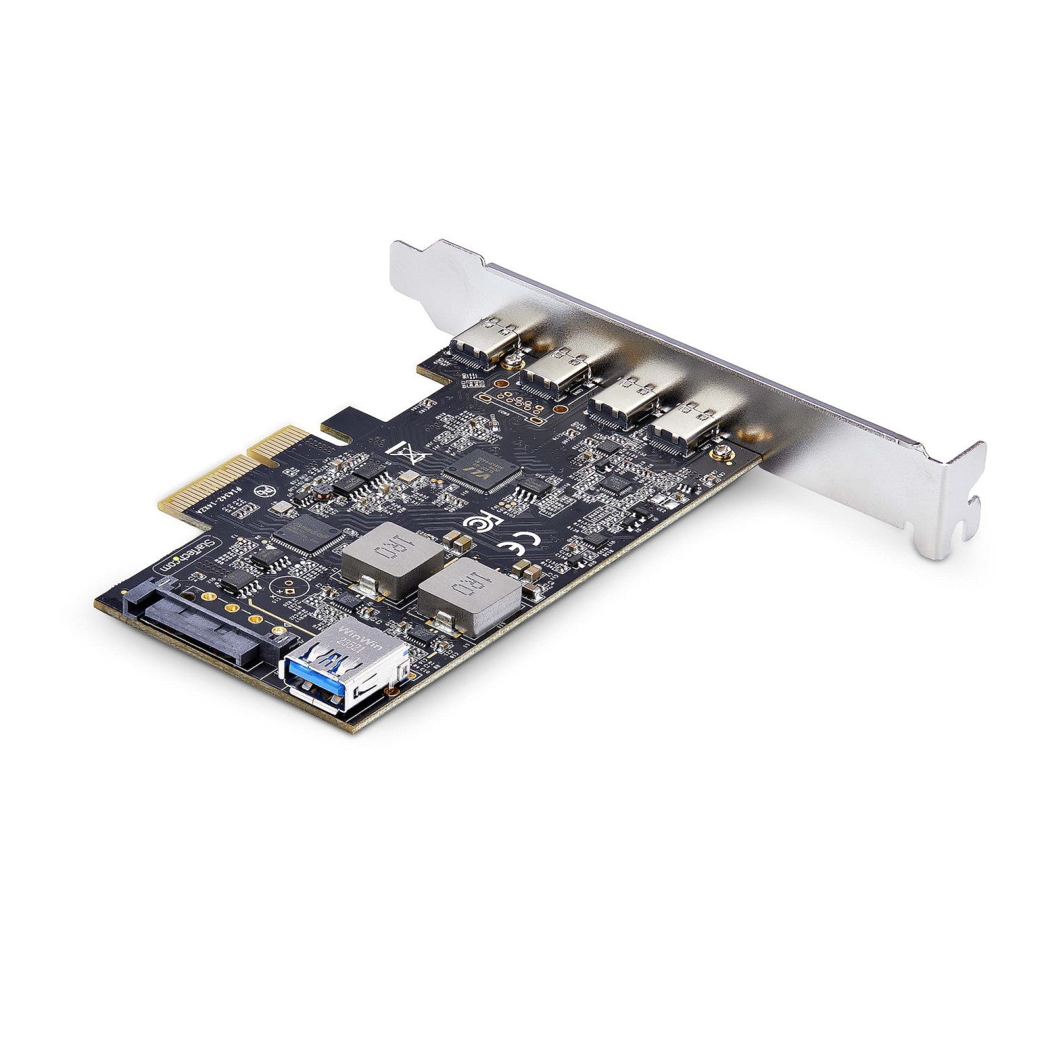 StarTech.com Scheda di Espansione PCIe USB a 5 porte, USB 3.2 10Gbps, scheda PCI Express con 4 porte USB-C, 1 porta interna USB-A, scheda controller PCIe USB, Windows/macOS/Linux