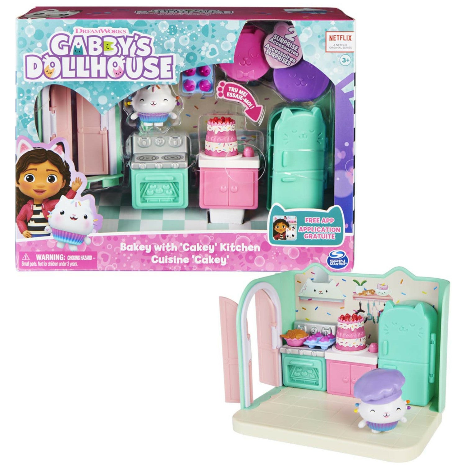 Gabby's Dollhouse GDH PYS Deluxe Room Kitchen GML