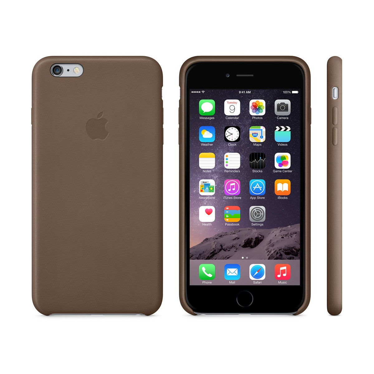 Apple MGQR2ZM/A custodia per cellulare 14 cm (5.5pollici) Cover Marrone