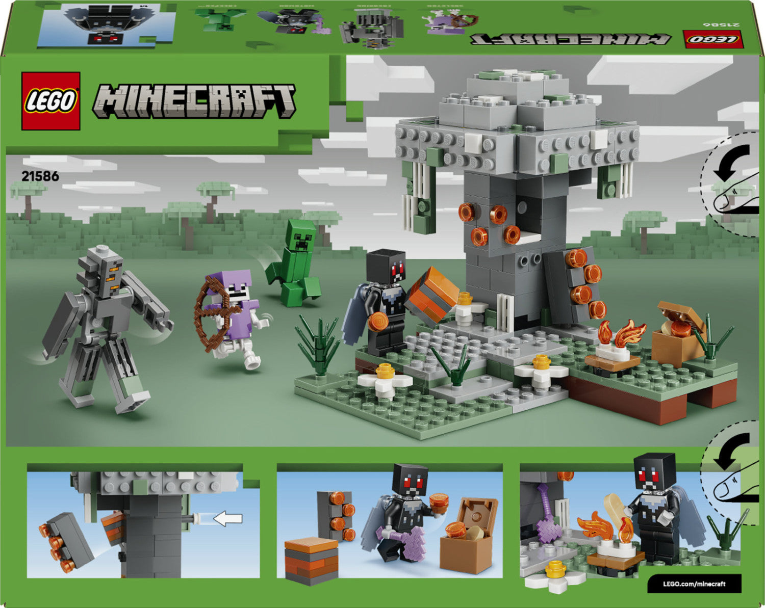 LEGO Minecraft Giardino Pallido 21586 Set da Costruzione 243 Pezzi per Bambini 7 Anni