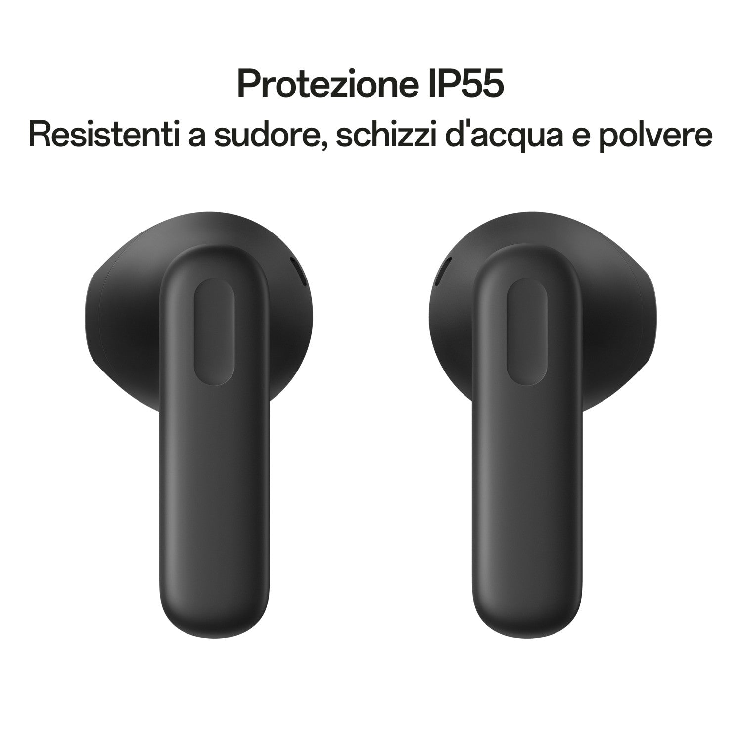 OPPO Enco Buds3 Auricolari True Wireless, 42h di Autonomia, Driver Dinamico da 12.4mm, BT 5.4, Controlli Touch, Cancellazione rumore passiva, Android e iOS, IP55, Versione Italiana , Nero