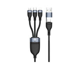 Conceptronic ETTA06B15 cavo USB USB 2.0 1,5 m USB C USB C/Micro-USB B/Lightning Nero