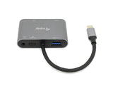 Equip 133483 replicatore di porte e docking station per laptop Cablato USB 3.2 Gen 1 (3.1 Gen 1) Type-C Nero, Grigio