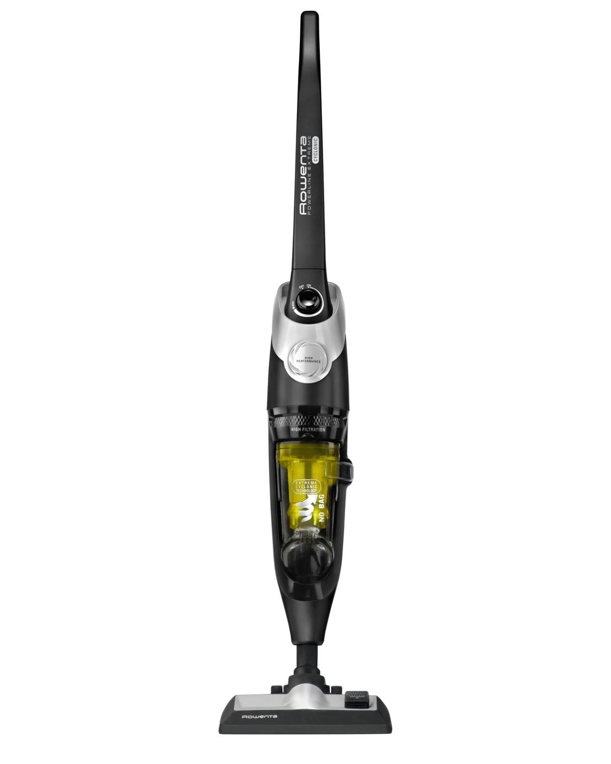 Scopa Elettrica Rowenta RH8155 Powerline Extreme Cyclonic con Filo e senza sacchetto Nero
