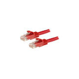 StarTech.com Cavo patch CAT6 1,5 m - Filo di rame al 100 - Connettore antistrappo - Rosso