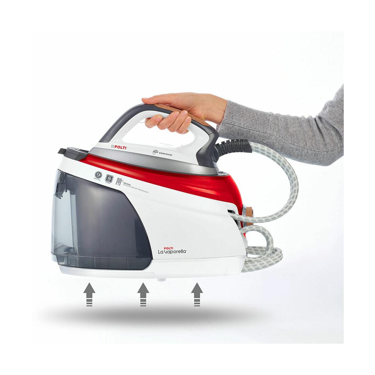 Polti La Vaporella XM84C 2350 W 1,5 L Alluminio Grigio, Rosso, Bianco
