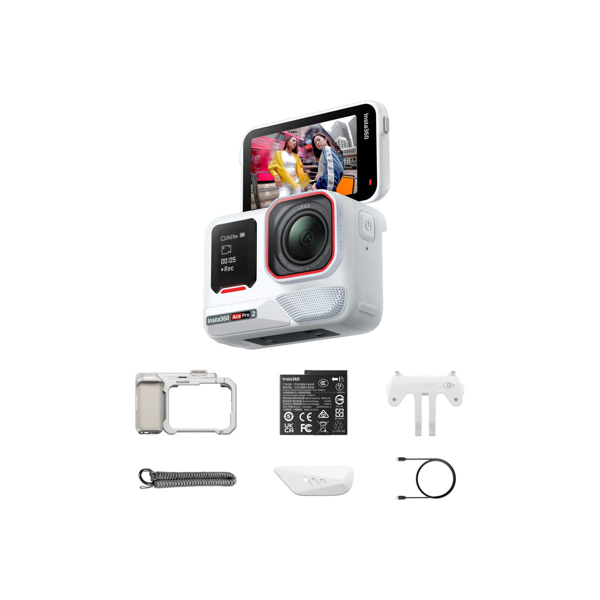 Insta360 CINSBBGA_10 fotocamera per sport d'azione 8K Ultra HD 25,4 / 1,3 mm (1 / 1.3") 1,1 kg