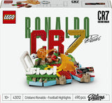 LEGO Editions 43012 Cristiano Ronaldo Highlights Calcistici, Giocattolo 3D Da Esposizione Con Minifigure, Regalo 10 Anni