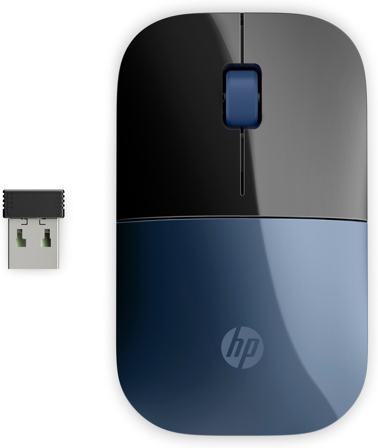 HP Z3700 Blue Wireless mouse Ambidestro RF Wireless Ottico 1200 DPI