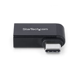 StarTech.com Adattatore USB-C a USB-A ad angolo retto, USB 5Gbps, adattatore compatto USB-C maschio a USB-A femmina, alloggiamento in metallo, M/F